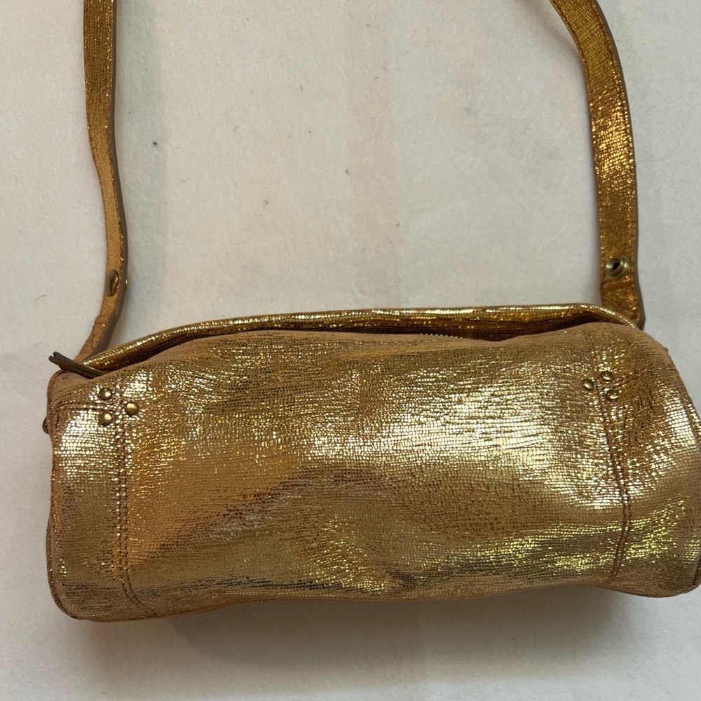 Jerome Dreyfuss Gold Shoulder Bag (NWT) - Picture 7 of 7